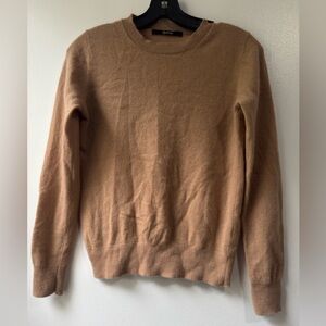 Quince Tan Crew Neck Sweater
